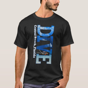 SCUBA DIVE Central Beach Diving Snorkeling T Shirt