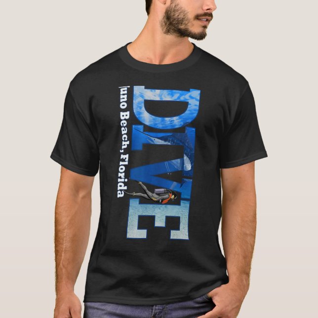SCUBA DIVE Juno Beach Diving Snorkeling T Shirt (Framsida)