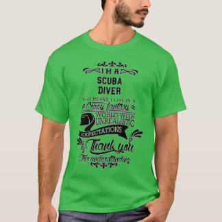 Scuba Diver Birthday Christmas GiftPresent T Shirt