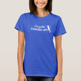 Scuba Diver-citat Jag är Gettin Tanked Up-funny T Shirt