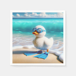 Scuba Diver Duckling Pappersservett