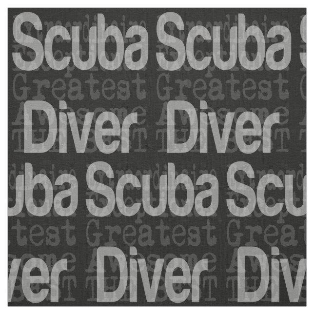 Scuba Diver Extraordinaire Tyg (Provkarta)