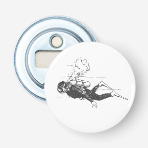 Scuba Diver Flasköppnare