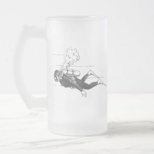 Scuba Diver Frostat Ölglas