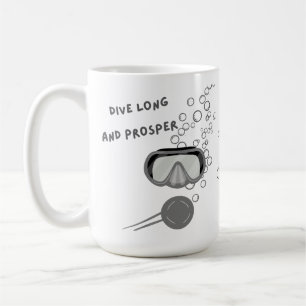 Scuba Diver Mugg, en gåva till dykare Kaffemugg