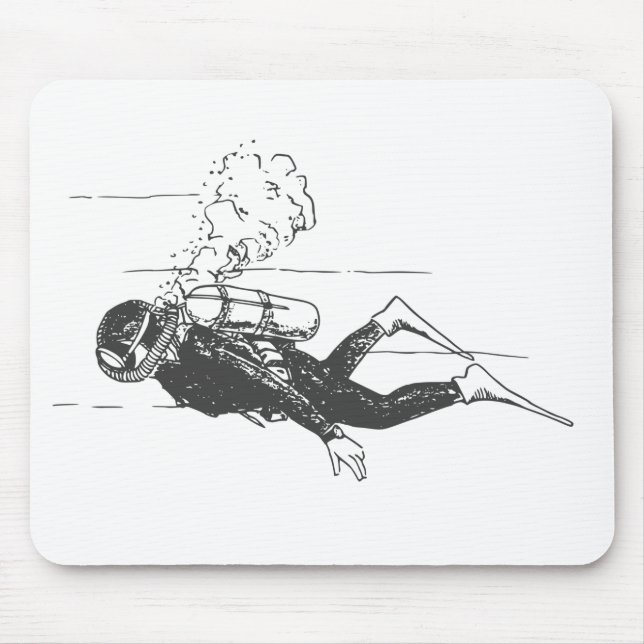 Scuba Diver Musmatta (Framsidan)