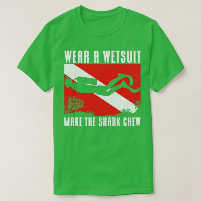 Scuba Diver T Shirt (Design framsida)