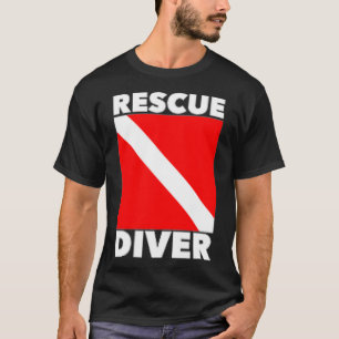 SCUBA Divers Auktoriserad Rädding Diver TShirt T Shirt