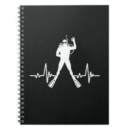Scuba Diving Accessories Gifts Divers Snorkeling Anteckningsbok