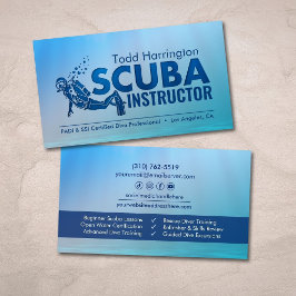 Scuba Diving Instruktör - Dykcoach  Visitkort