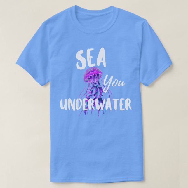Scuba Dyka Ocean älskare Diver 2 T Shirt (Design framsida)