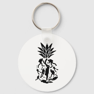 Scuba Dykare Ananas Nyckelring