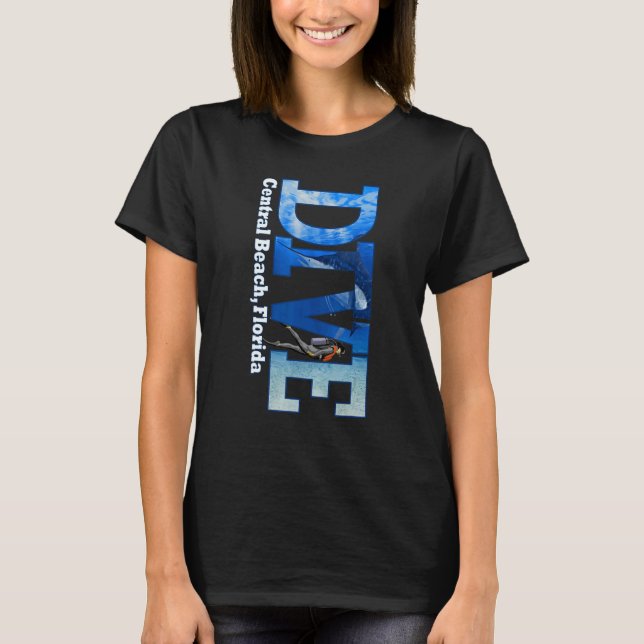 SCUBA DYKNING Central Strand Dyka Snorkling T Shirt (Framsida)