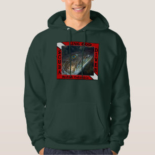 Scuba Dykning Ling Cod - Tröja Hoodie