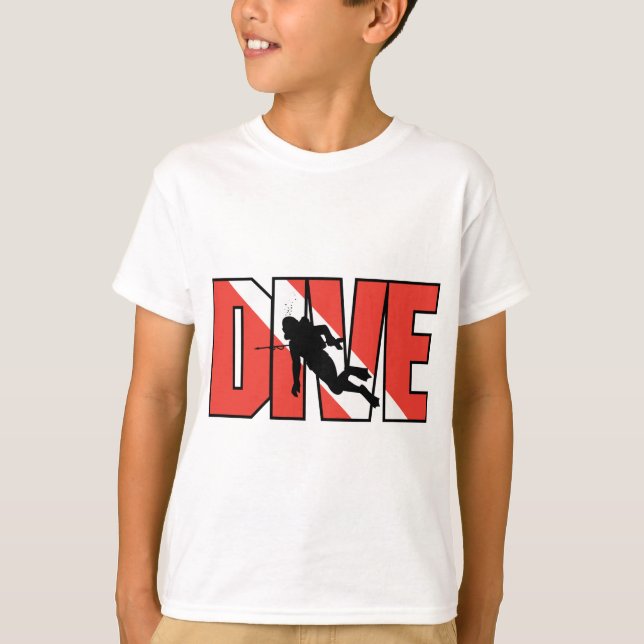 SCUBA-enhetshögar Tee Shirt (Framsida)