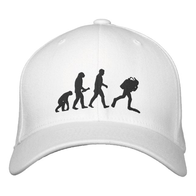 SCUBA Evolution Embroized Cap Broderad Keps (Framsida)