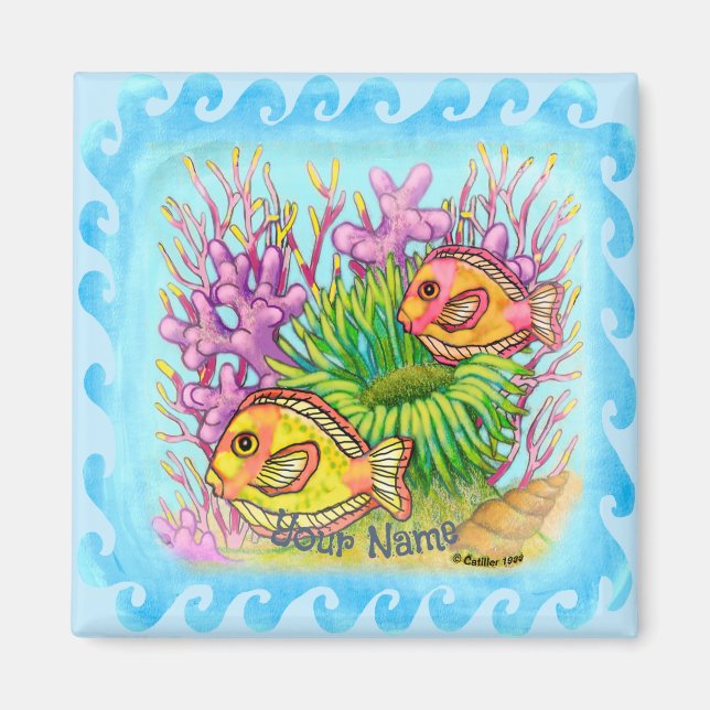 Scuba Fisk  Magnet (Framsidan)