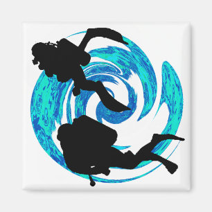 SCUBA HORISONTEN MAGNET