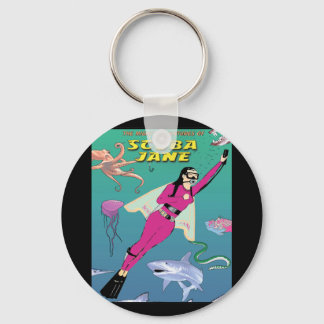 Scuba Jane Keychain Nyckelring