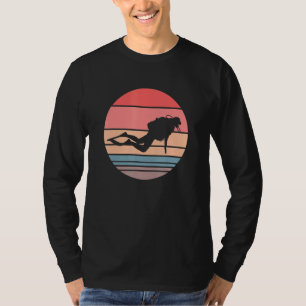 Scuba Retro Sunset Dyka T Shirt
