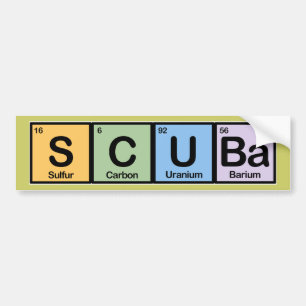 Scuba som göras av inslag bildekal