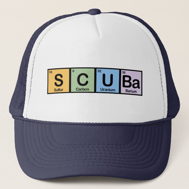 Scuba som göras av inslag keps (Framsida)
