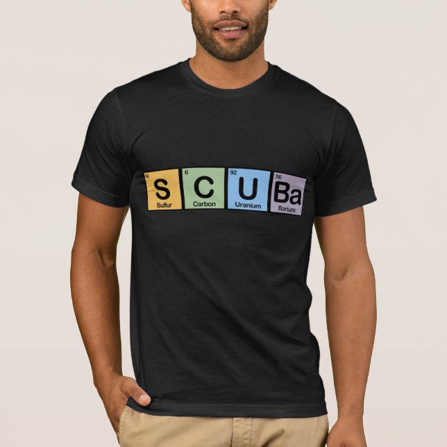 Scuba som göras av inslag t shirt (Framsida)