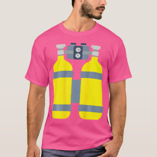 Scuba Tank Backprint Halloween s Scuba Diver T Shirt
