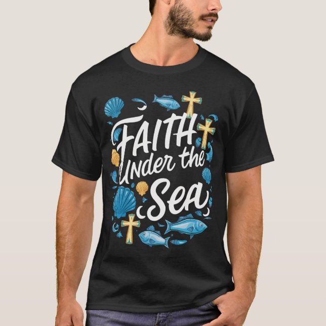 Scuba Vbs Squad Vacation Bible School Christian Te T Shirt (Framsida)