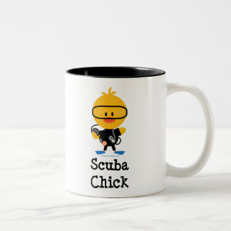 Scubachickmugg Två-Tonad Mugg