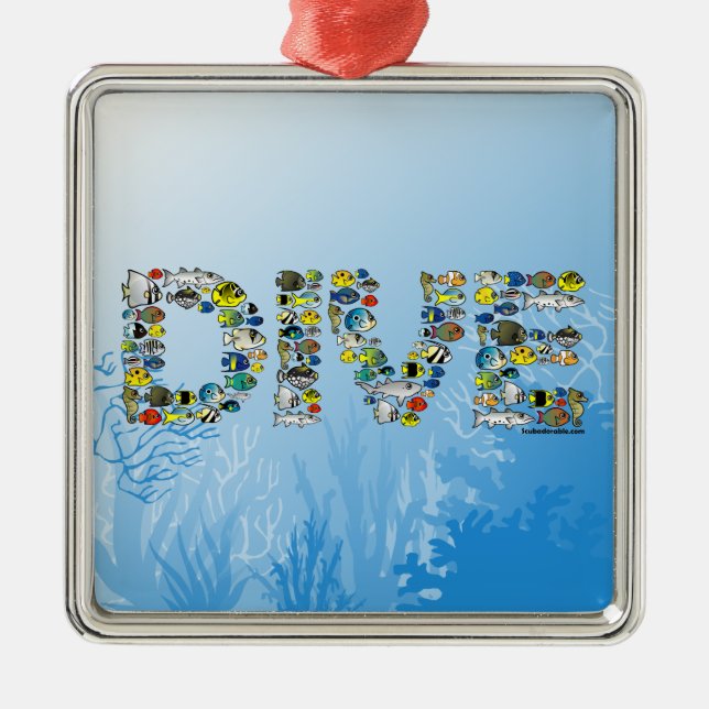 Scubadorable DYK Julgransprydnad Metall (Framsidan)