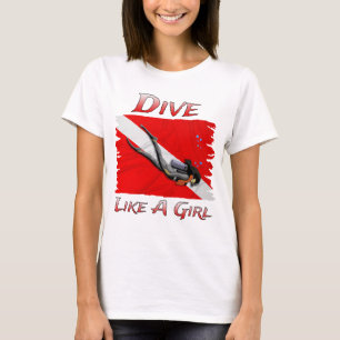 SCUBAdyknågot liknande en flicka T Shirt