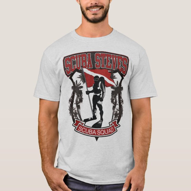 SCUBASQUAD FÖR SCUBA STEVES TEE SHIRT (Framsida)