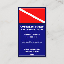 Scubavisitkort 3 visitkort