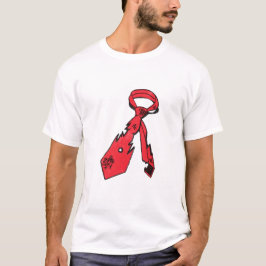 Scuffed and Torn Tie T Shirt