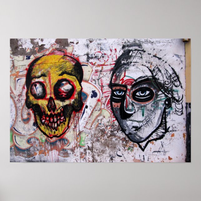 Scull Street Art of Las Palmas Poster (Framsidan)