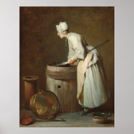 Scullery Maid - Jean-Siméon Chardin Fine Art Poster