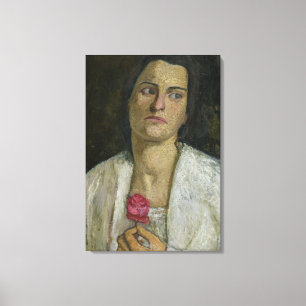 Sculptressen Clara Rilke-Westhoff 1905 Canvastryck