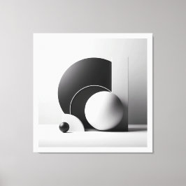 Sculptural Balance No. I Canvastryck