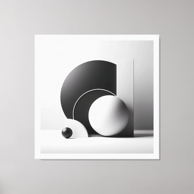 Sculptural Balance No. I Canvastryck (Framsida)