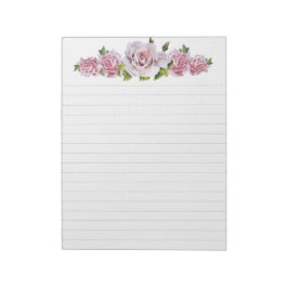 Sculptural Ro på ett stort Anteckningsblock