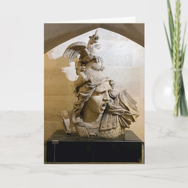 Sculpture inside the Arc de Triomphe Kort (Framsida)