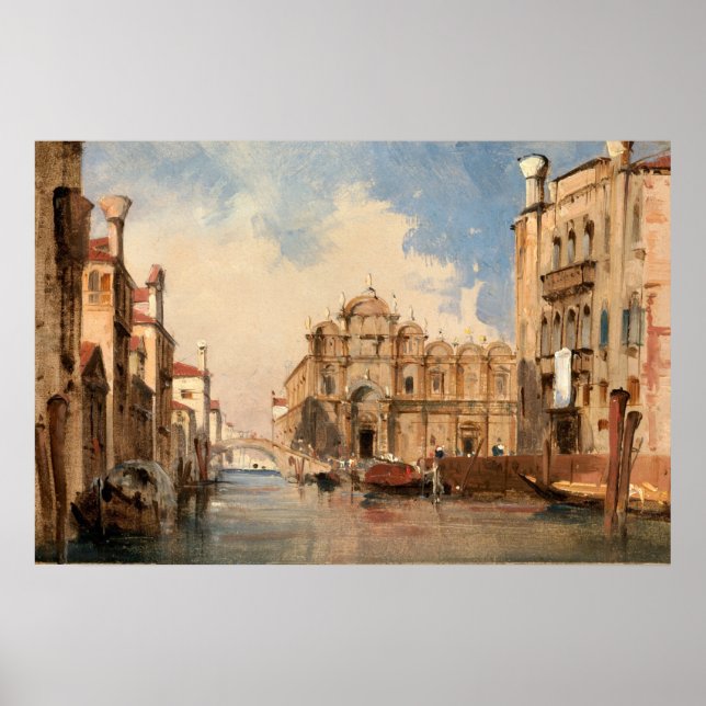 Scuola di San Marco, Jules-Romain Joyant Fine Art Poster (Framsidan)