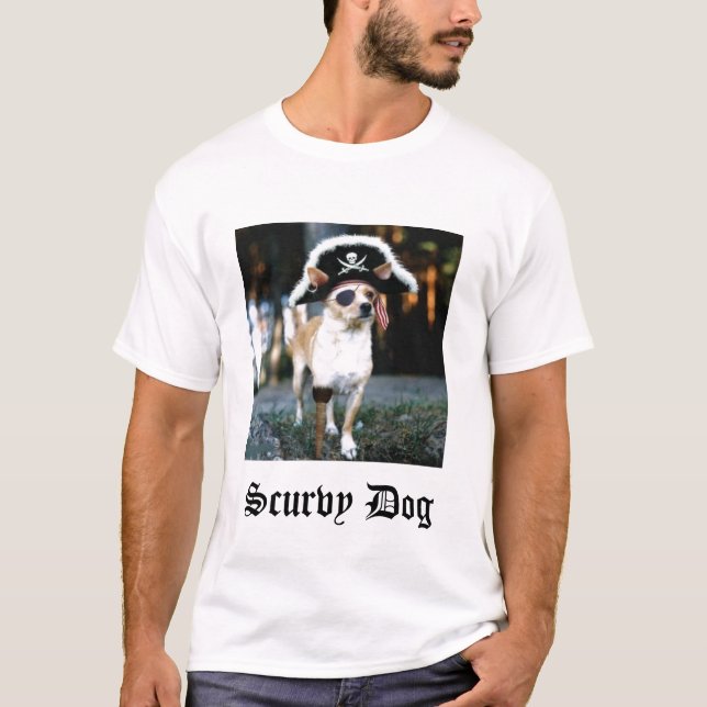 Scurvy hund tee (Framsida)
