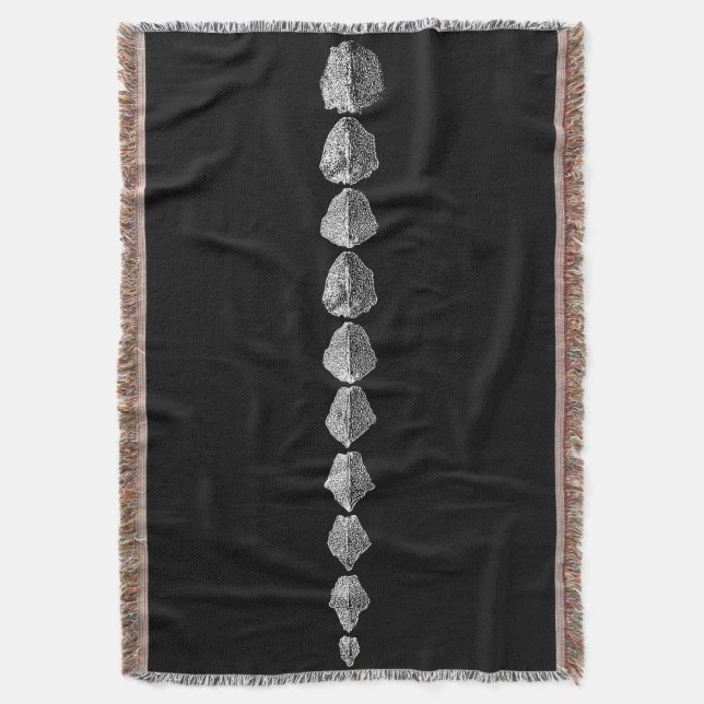 SCUTE BLANKET - LAKE STURGEON COLORING PAGE  FILT (Framsidan Vertikal)