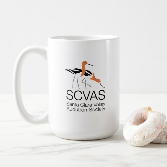 SCVAS Mugg: Logotyp 2 Kaffemugg (Med munk)