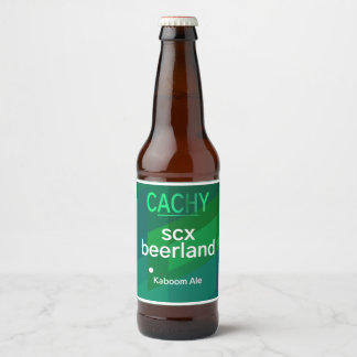 SCX_beerland DIY Ölflaska Etikett