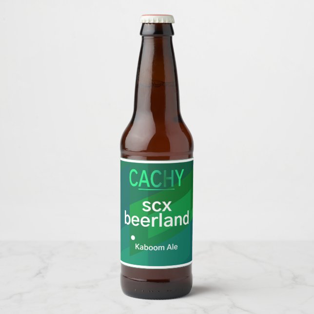 SCX_beerland DIY Ölflaska Etikett (Framsida)