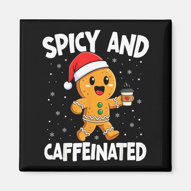Scy And Caffeinated Coffee Women Gingerbread Chris Magnet (Framsidan)