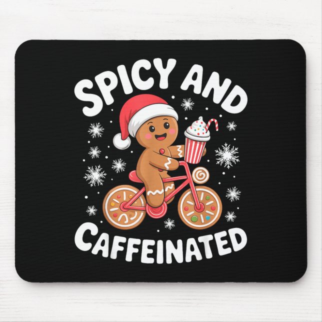 Scy And Caffeinated Gingerbread Funny Coffee Chris Musmatta (Framsidan)